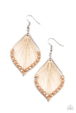 Paparazzi "Pulling On My Harp Strings" Brown Earrings Paparazzi Jewelry