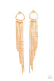 Paparazzi "Divinely Dipping" Gold Post Earrings Paparazzi Jewelry