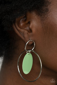 Paparazzi "POP, Look, and Listen" Green Post Earrings Paparazzi Jewelry