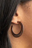Paparazzi "Bada BLOOM!" Copper Post Earrings Paparazzi Jewelry