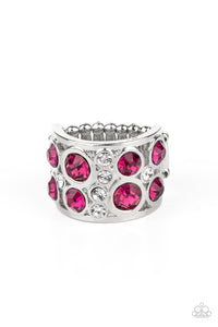 Paparazzi "High Roller Royale" Pink Ring Paparazzi Jewelry