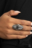 Paparazzi "Cottage Couture" Black Ring Paparazzi Jewelry