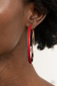 Paparazzi "Fearless Flavor" Red Earrings Paparazzi Jewelry