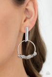 Paparazzi "Set Into Motion" Silver Post Earrings Paparazzi Jewelry