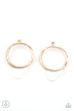 Paparazzi "Clear The Way!" Gold Post Earrings Paparazzi Jewelry