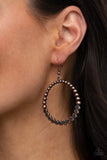 Paparazzi "Rustic Society" Copper Earrings Paparazzi Jewelry
