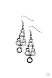 Paparazzi "Luminously Linked" Black Earrings Paparazzi Jewelry