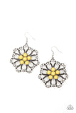Paparazzi "Dazzling Dewdrops" Yellow Earrings Paparazzi Jewelry