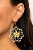 Paparazzi "Dazzling Dewdrops" Yellow Earrings Paparazzi Jewelry