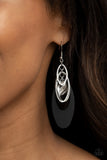 Paparazzi "Ambitious Allure" Black Earrings Paparazzi Jewelry