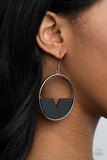 Paparazzi "Island Breeze" Black Earrings Paparazzi Jewelry