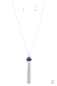 Paparazzi "What Glows Up" Blue Necklace & Earring Set Paparazzi Jewelry