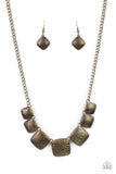 Paparazzi "Keeping It Relic" Bass Necklace & Earring Set Paparazzi Jewelry