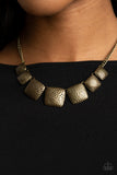 Paparazzi "Keeping It Relic" Bass Necklace & Earring Set Paparazzi Jewelry