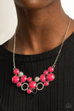 Paparazzi "Extra Eloquent" Pink Necklace & Earring Set Paparazzi Jewelry