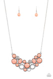 Paparazzi "Extra Eloquent" Orange Necklace & Earring Set Paparazzi Jewelry