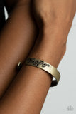 Paparazzi "Frond Fable" Brass Bracelet Paparazzi Jewelry