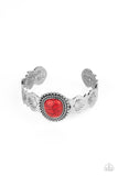 Paparazzi "Oceanic Oracle" Red Bracelet Paparazzi Jewelry
