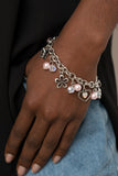 Paparazzi "Retreat Into Romance" Pink Bracelet Paparazzi Jewelry