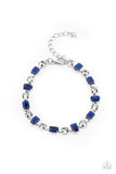 Paparazzi "Out In FULL FIERCE" Blue Bracelet Paparazzi Jewelry