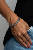 Paparazzi "Get This GLOW On The Road" Blue Bracelet Paparazzi Jewelry