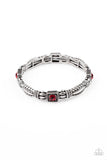 Paparazzi "Get This low On The Road" Red Bracelet Paparazzi Jewelry