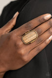 Paparazzi "Reclaimed Refinement" Gold Ring Paparazzi Jewelry