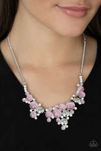 Paparazzi "Fairytale Affair" Pink Necklace & Earring Set Paparazzi Jewelry