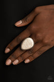 Paparazzi "Marble Mecca" White Ring Paparazzi Jewelry