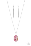 Paparazzi "Boho Garden Parties" Pink Necklace & Earring Set Paparazzi Jewelry