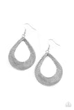 Paparazzi "A Hot Mesh" Silver Earrings Paparazzi Jewelry