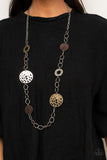 Paparazzi "HOLEY Relic" Multi Necklace & Earring Set Paparazzi Jewelry