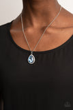 Paparazzi "Duchess Decorum" Blue Necklace & Earring Set Paparazzi Jewelry