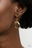 Paparazzi "Gallery Artisan" Gold Necklace & Earring Set Paparazzi Jewelry