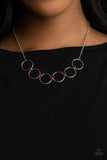 Paparazzi "Regal Society" Pink Necklace & Earring Set Paparazzi Jewelry