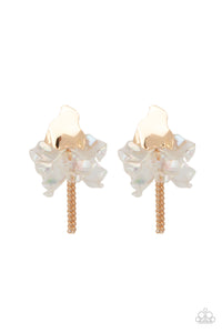 Paparazzi "Harmonically Holographic" Gold Post Earrings Paparazzi Jewelry