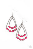 Paparazzi "Summer Staycation" Pink Earrings Paparazzi Jewelry