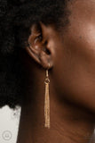 Paparazzi "Need I Slay More" Gold Choker Necklace & Earring Set Paparazzi Jewelry