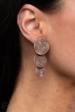 Paparazzi "Ancient Antiquity" Copper Clip On Earrings Paparazzi Jewelry