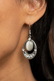 Paparazzi  "Serene Shimmer" White Earrings Paparazzi Jewelry