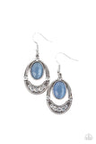 Paparazzi  "Serene Shimmer" Blue Earrings Paparazzi Jewelry