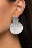 Paparazzi "Refined Relic" Silver Post Earrings Paparazzi Jewelry