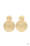 Paparazzi "Refined Relic" Gold Post Earrings Paparazzi Jewelry