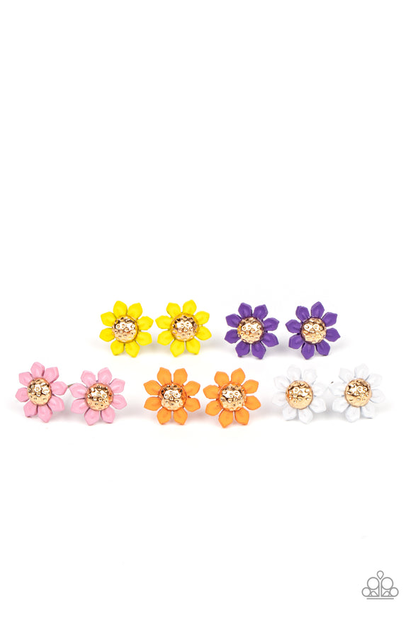 Girl's Starlet Shimmer 10 for $10 352XX Flower Post Earrings Paparazzi Jewelry