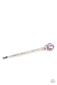 Paparazzi "Princess Precision" Purple OIL SPILL Multi Hair Clip Paparazzi Jewelry