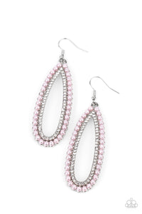 Paparazzi "Glamorously Glowing" Pink Earrings Paparazzi Jewelry