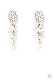 Paparazzi "Fabulously Flattering" White Post Earrings Paparazzi Jewelry