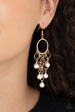Paparazzi "When Life Gives You Pearls" Gold Earrings Paparazzi Jewelry