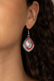 Paparazzi "Fearlessly Feminine" Red Earrings Paparazzi Jewelry