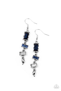 Paparazzi "Modern Day Artifact" Blue Earrings Paparazzi Jewelry